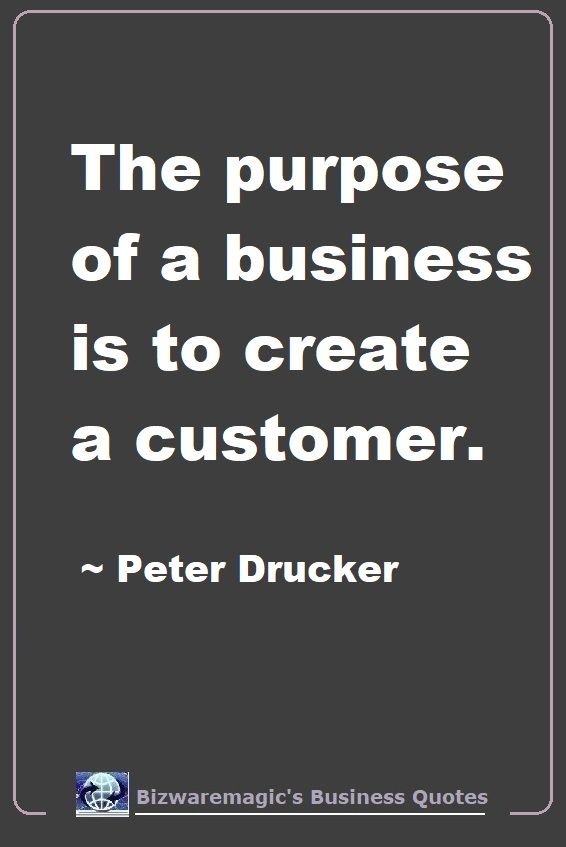 Peter Drucker Business Quote