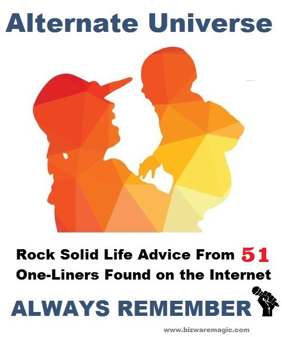 Bizwaremagic's 51 One-Liners Life Advice