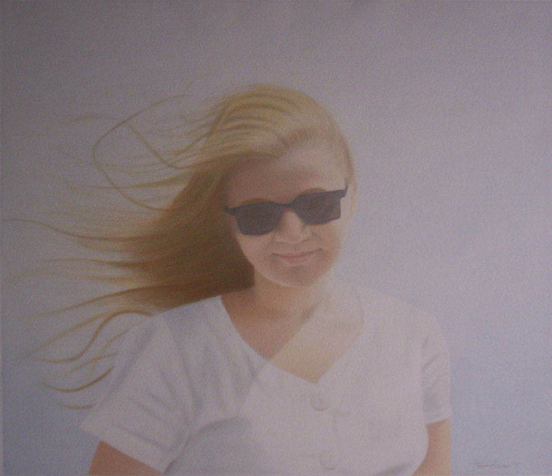 Girl with sunglasses