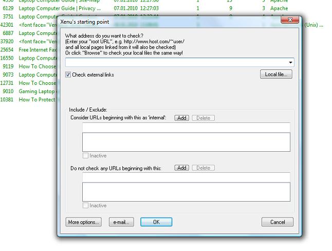Xenu Broken Link Checker