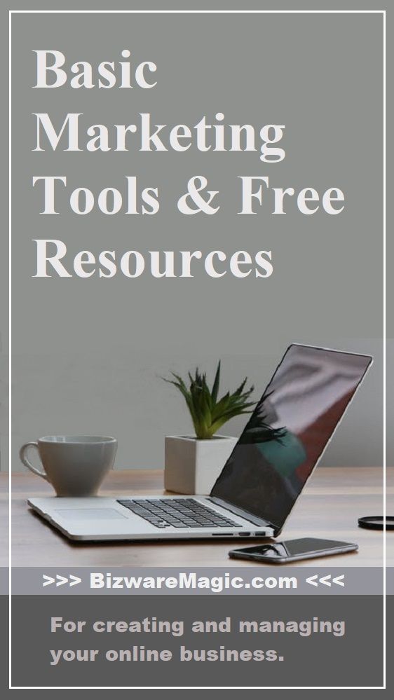 BizwareMagic's List of Free Internet Marketing Tools