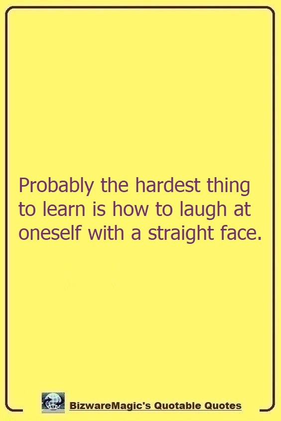 BizwareMagic's Laugh at Oneself Quote Pin