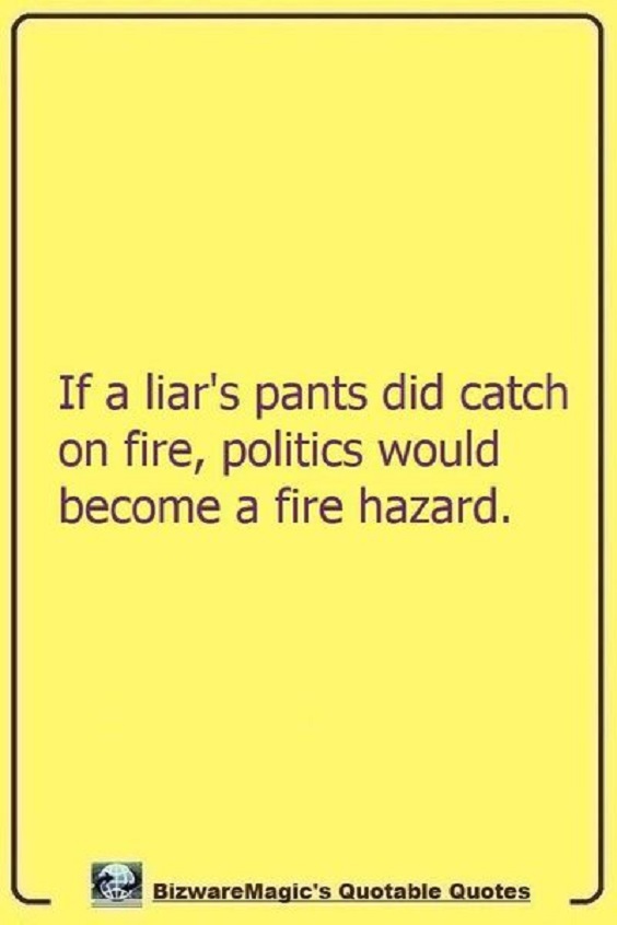 BizwareMagic's Liar's Pants Quote Pin