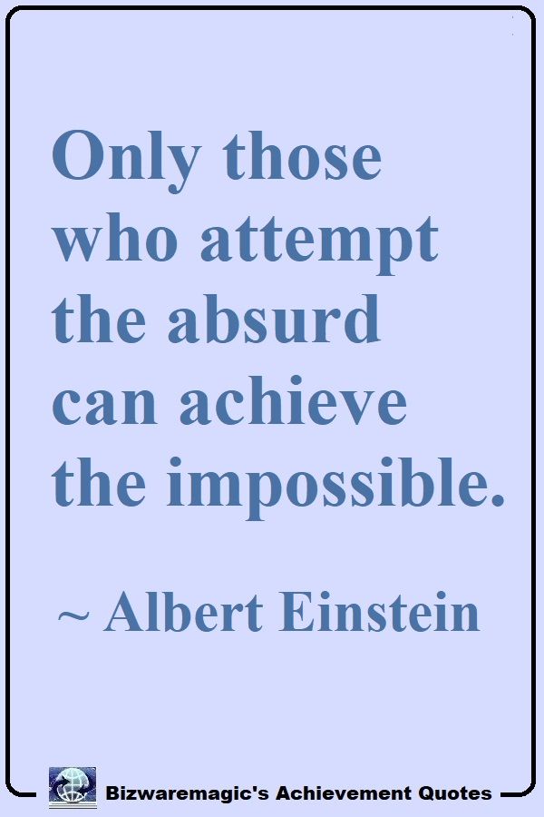 Albert Einstein's Absurd Quote